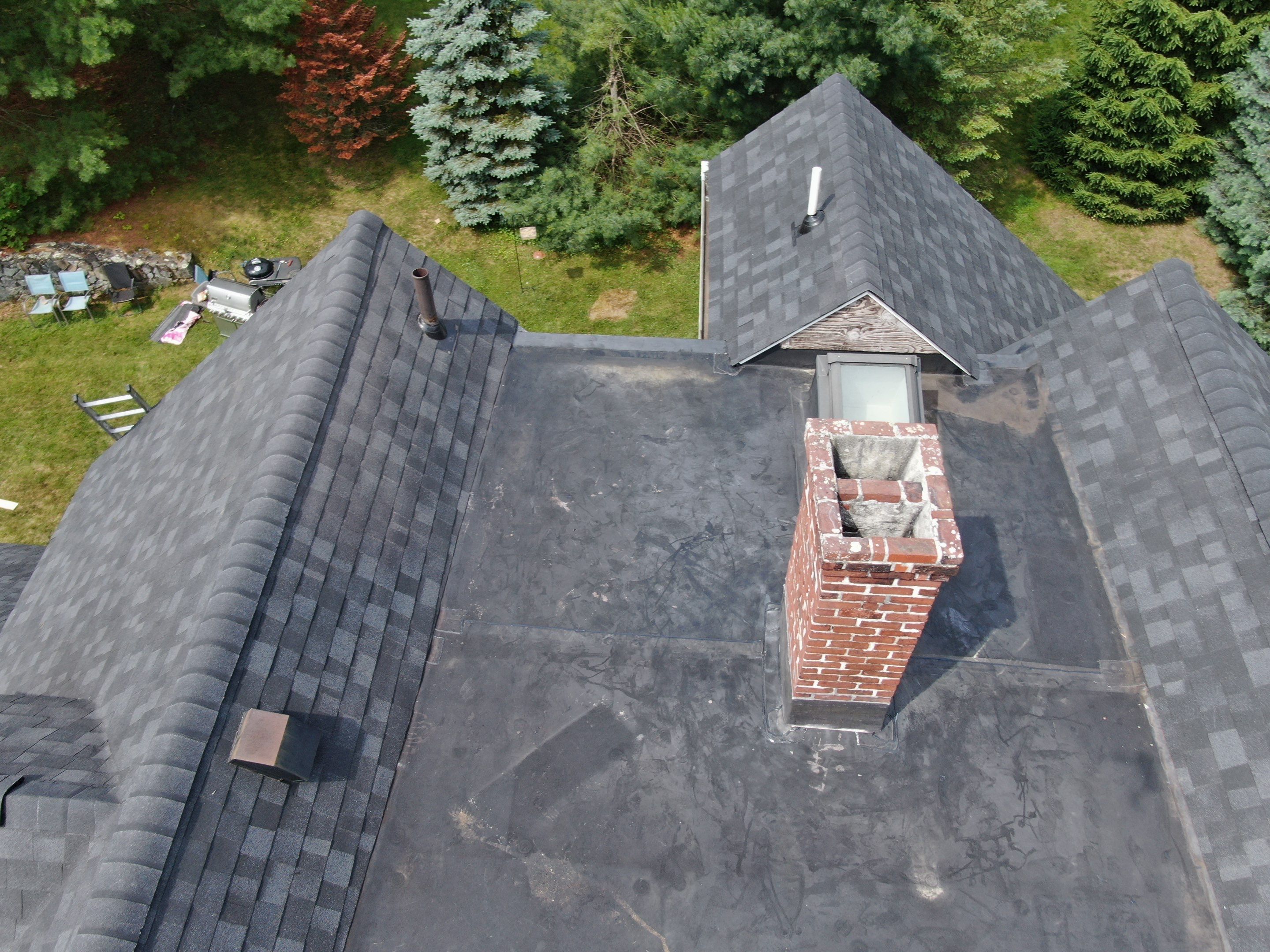 Full Roof Replacement & EPDM Restoration – North Andover, MA by Mighty Dog Roofing of Greater Middlesex County