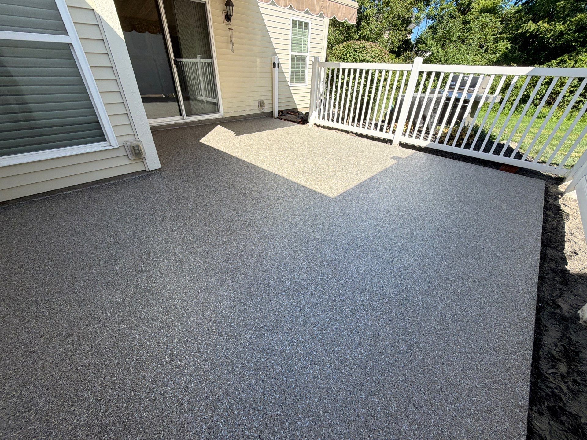 VIntage Shalestone Patio Coating by NG Masonry & Construction LLC