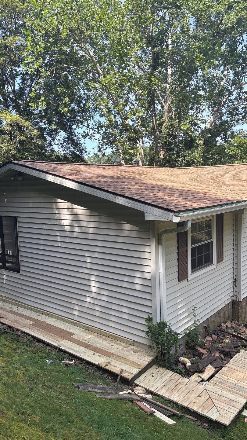 Residential Roofing Installation using GAF Timberline HDZ Shakewood by Rainstoppers Roofing