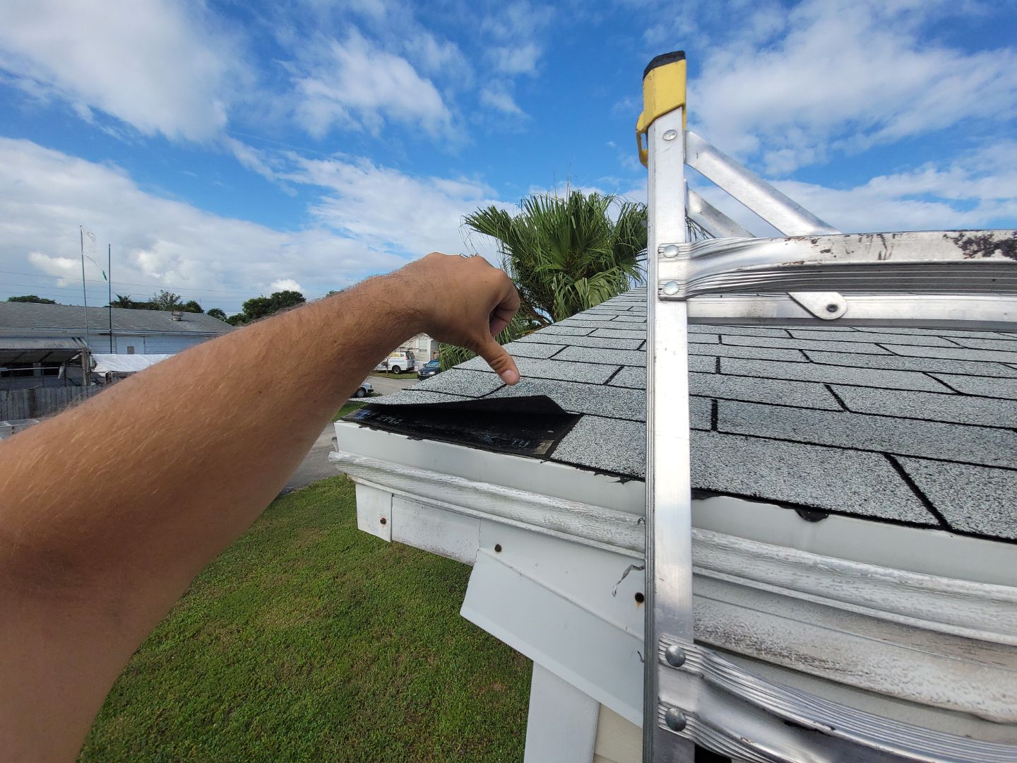 Shingle Roof Repair and Interior Drywall Restoration in Boca Raton by Aastro Roofing