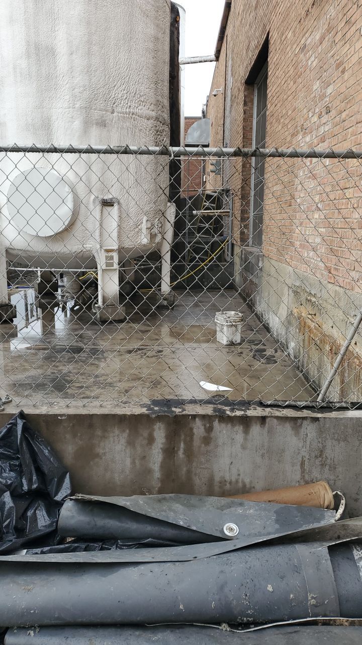commercial pressure washing using Hot water by Northern Power Washing LLC.
