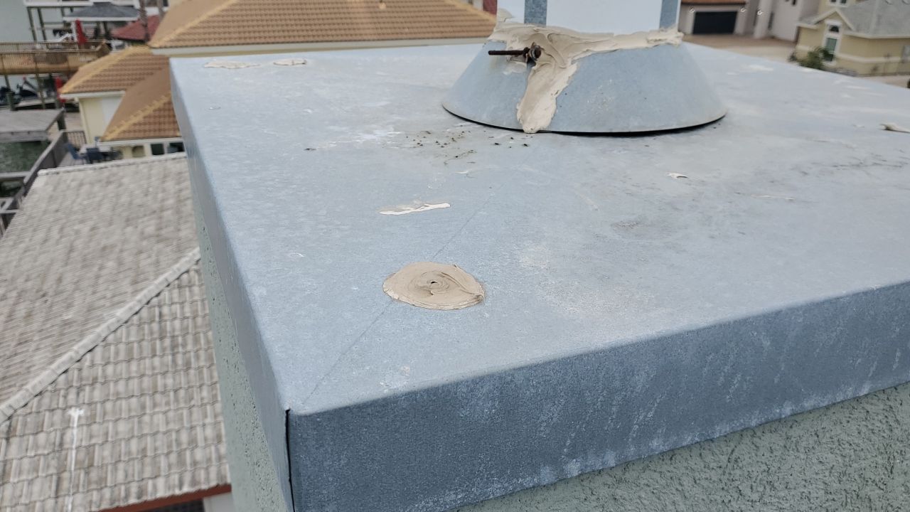 Chimney Cap Replacement by Lighthouse Roofing