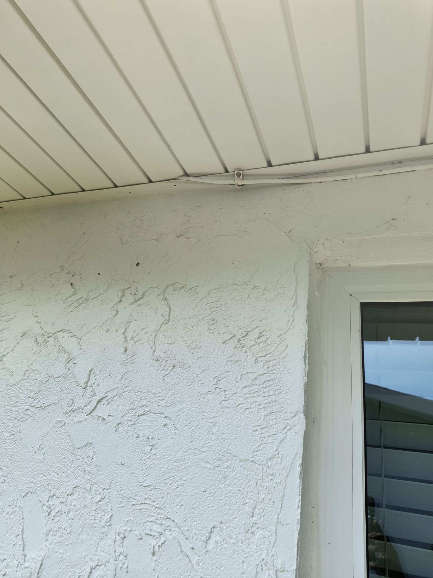 Aluminum White Soffit Installation in Sarasota FL by Gutter Professors