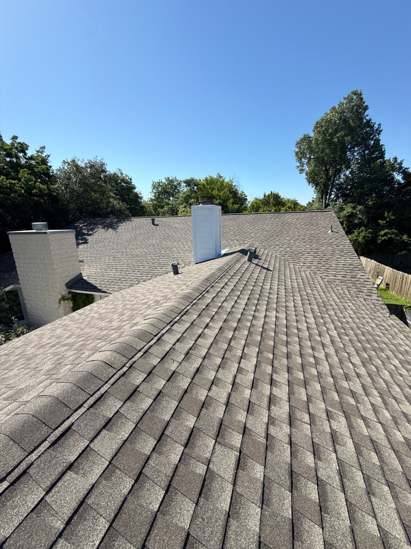 Residential Roof Replacement using GAF - Ultra HDZ - Weathered Wood by Action Exteriors Austin