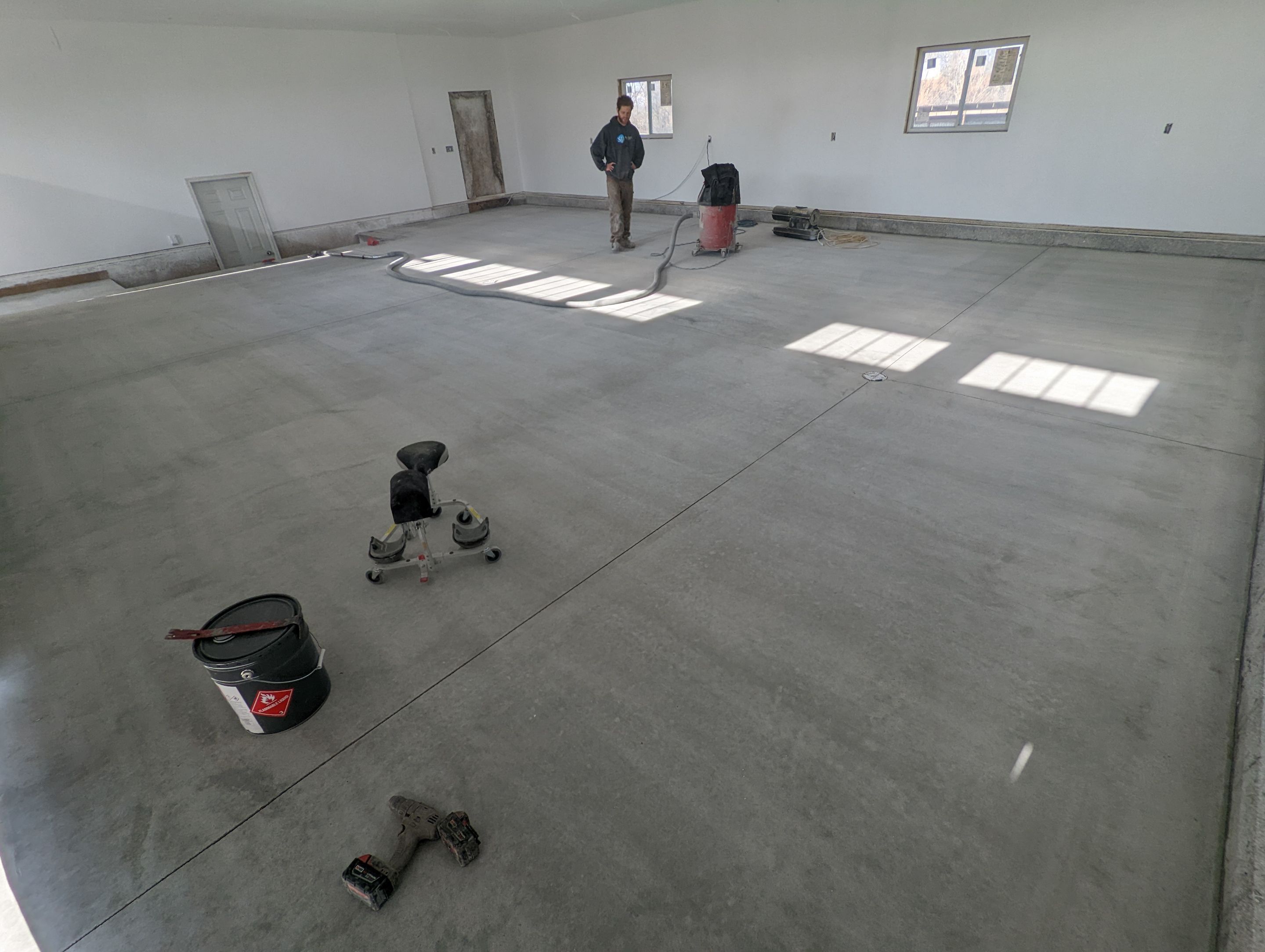 Garage using Domino  by Select Painting, Coatings & Garage Cabinets