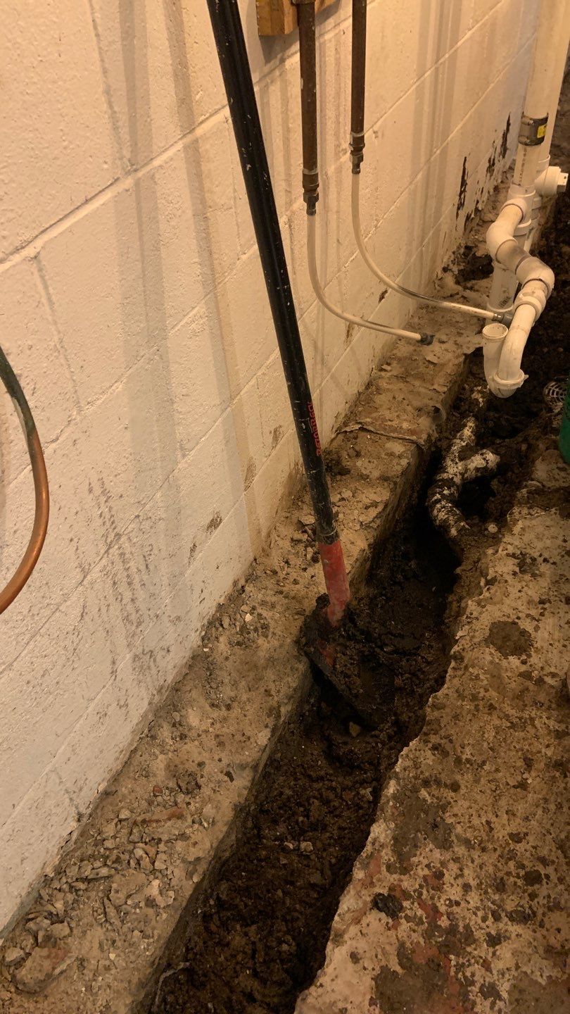 Solving a One-Wall Water Issue in St. Paul by Waterproofing Northeast
