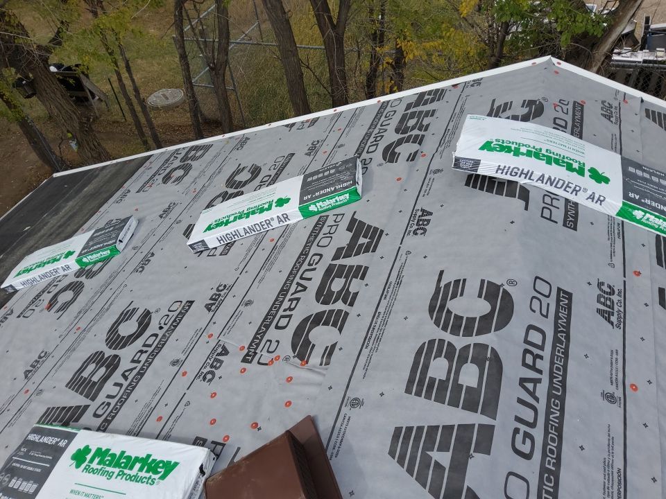 New Roof Install using Malarkey Shingles in Chinook, MT by swagg construction