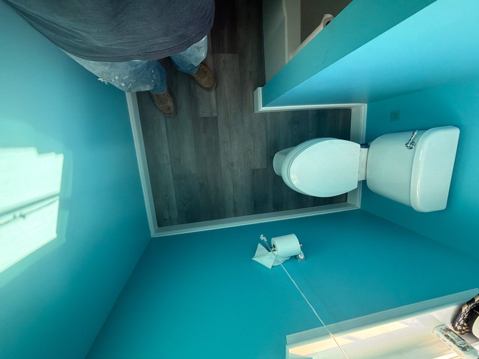 Bathroom Flooring & Ceiling Drywall Repairs by Laser Focused Solutions LLC