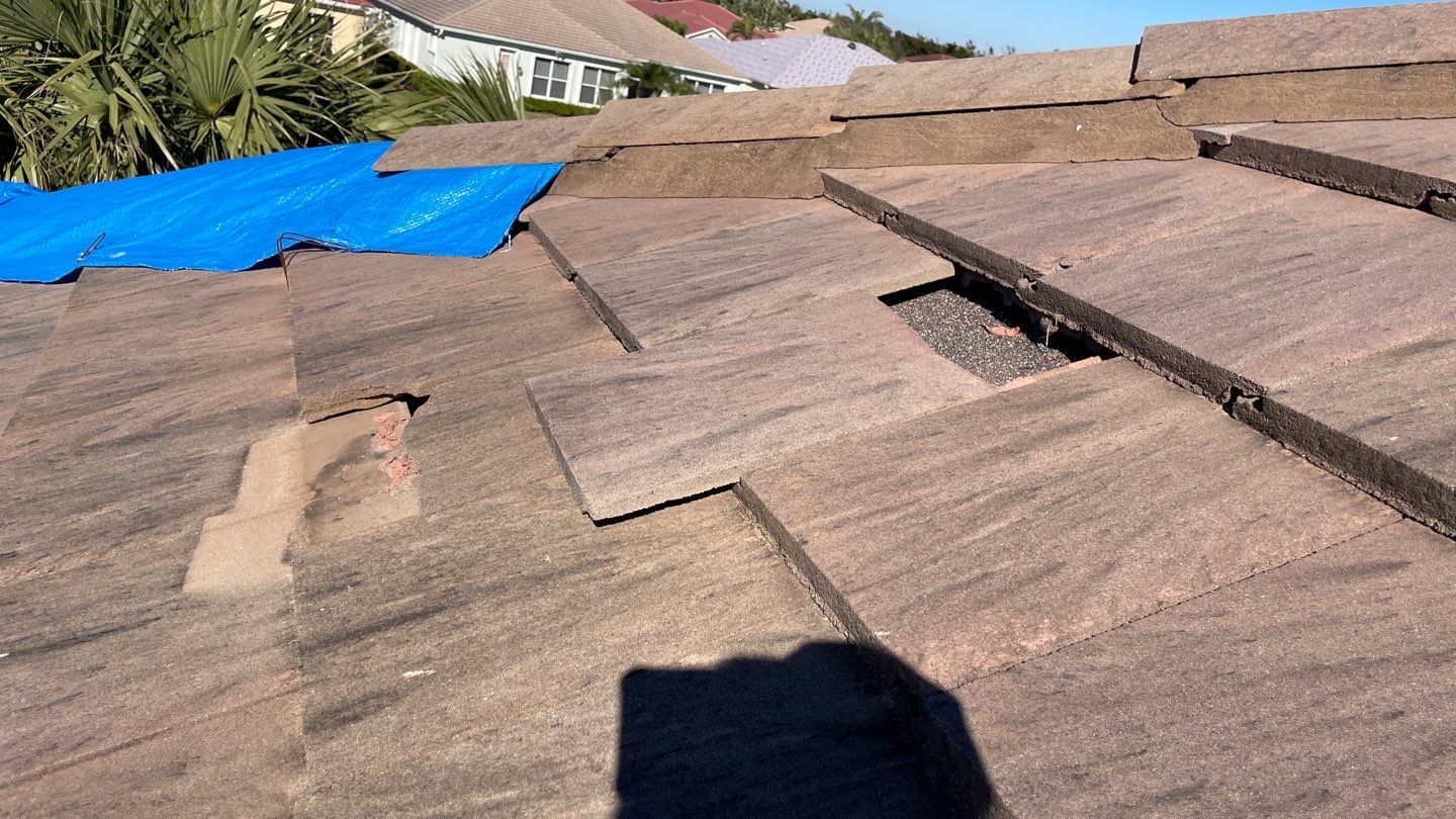 Residential Roofing Repair using Concrete Tile by Four Peaks Roofing