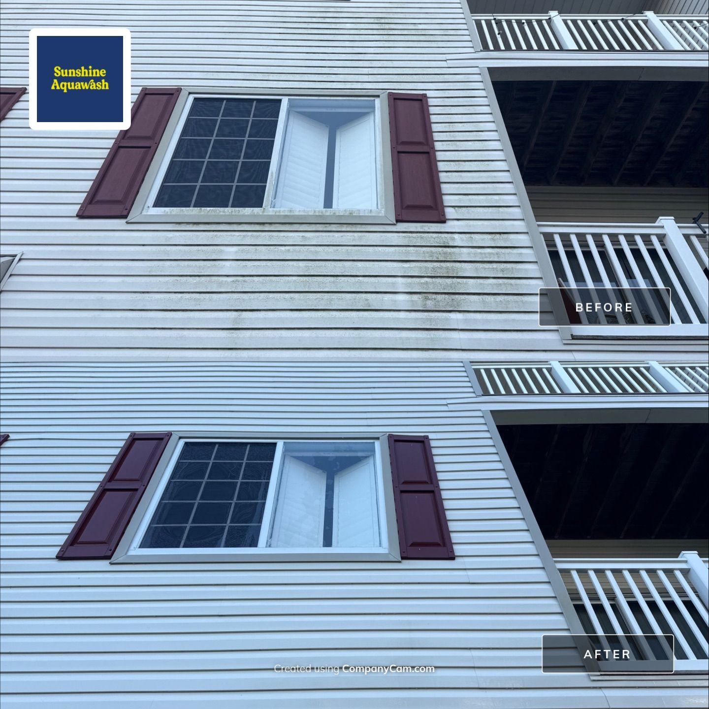 3-Story Townhome House Wash Near Manatee River | Riverbay Townhomes, Palmetto, FL by Sunshine AquaWash