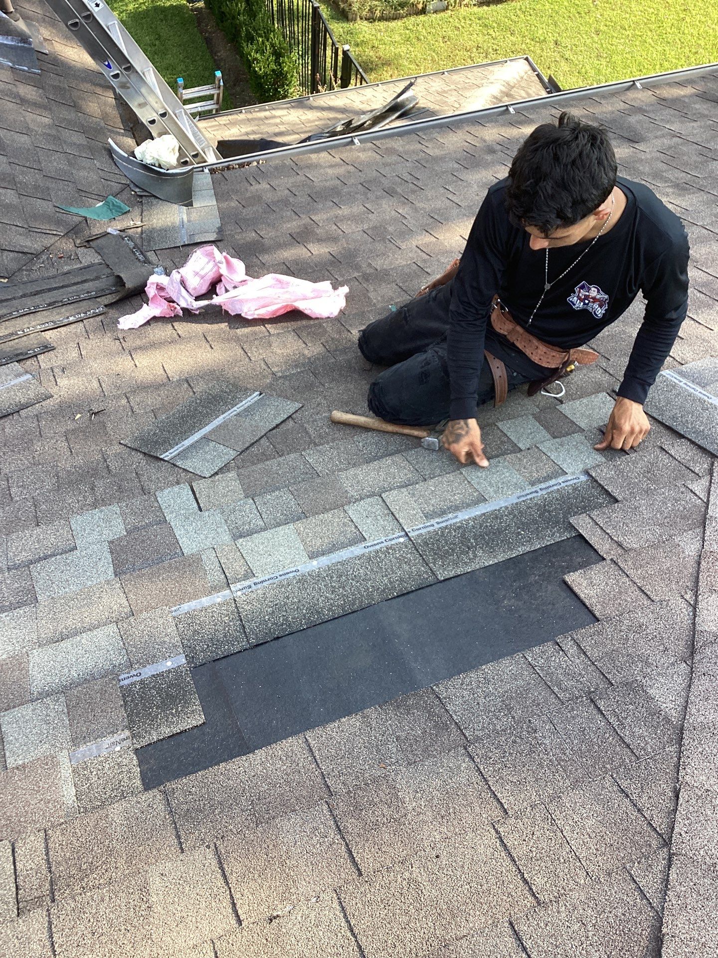 Residential Roofing Repair using Owen's Corning Duration (Lifetime) Shingles by Roof Repair Company