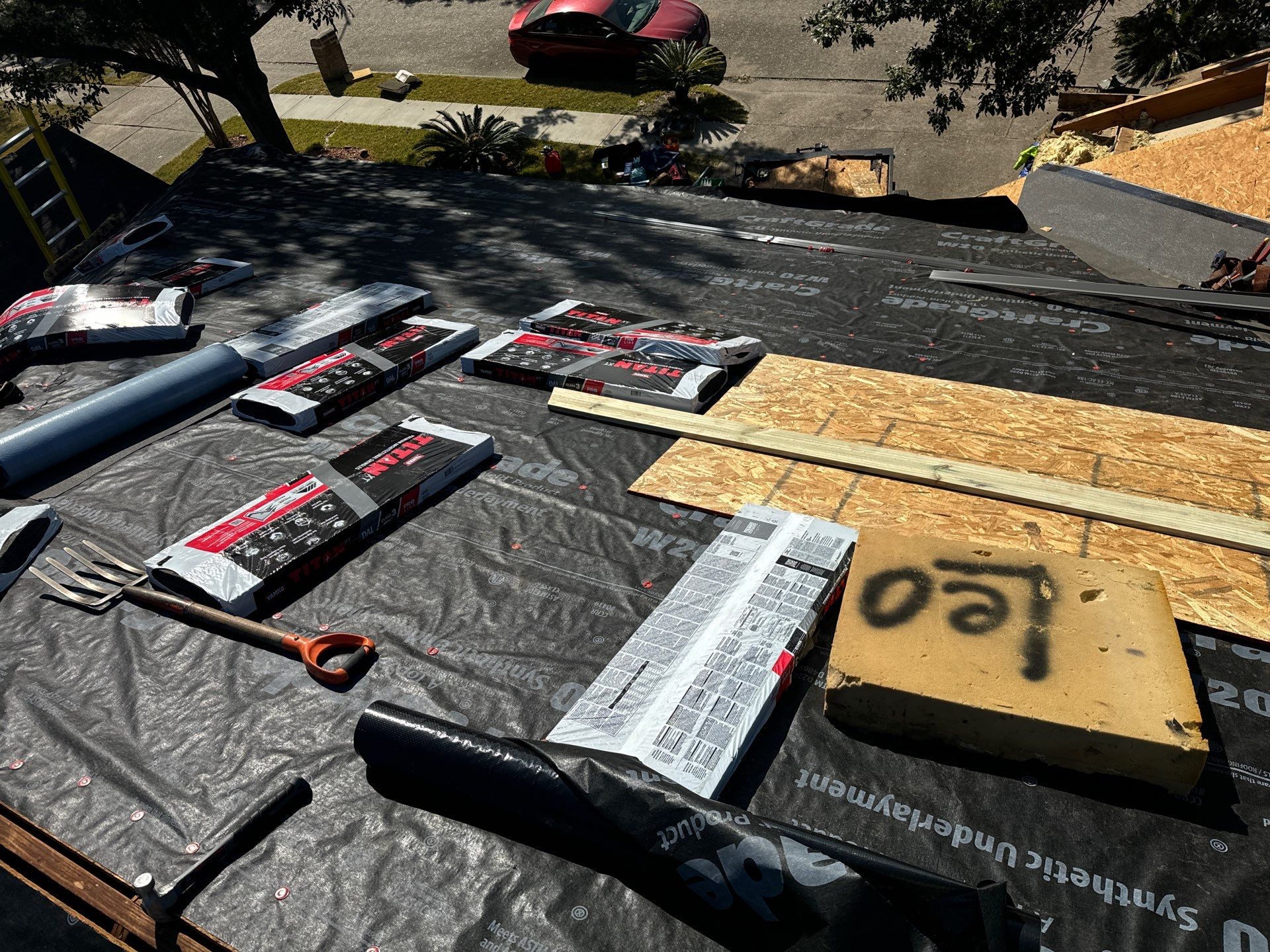 Residential Roofing Repair using Owen's Corning Duration (Lifetime) Shingles by Roof Repair Company