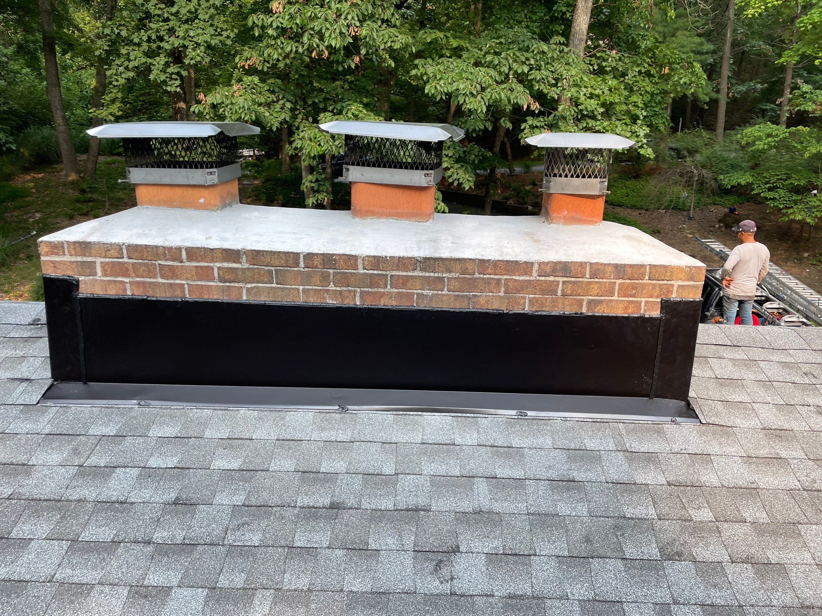 Deckhouse Roof Replacement by American Home Contractors