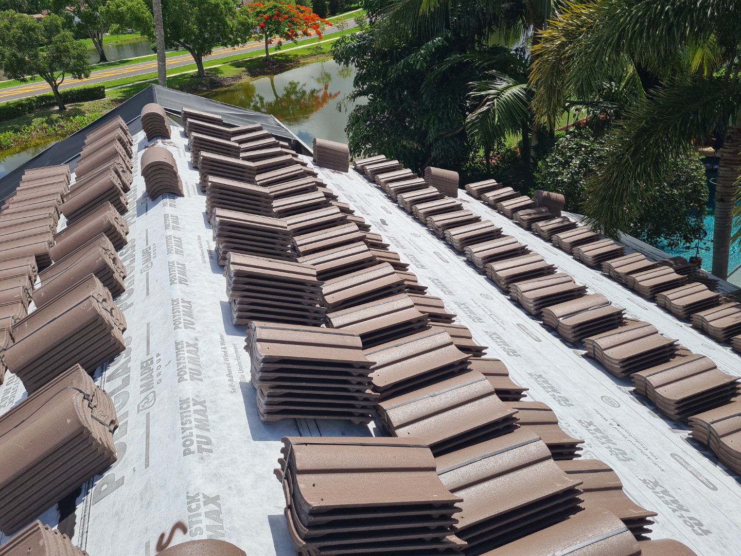 Residential Roofing Installation using WestLake Roofing Tile by BLUES BROTHERS ROOFING