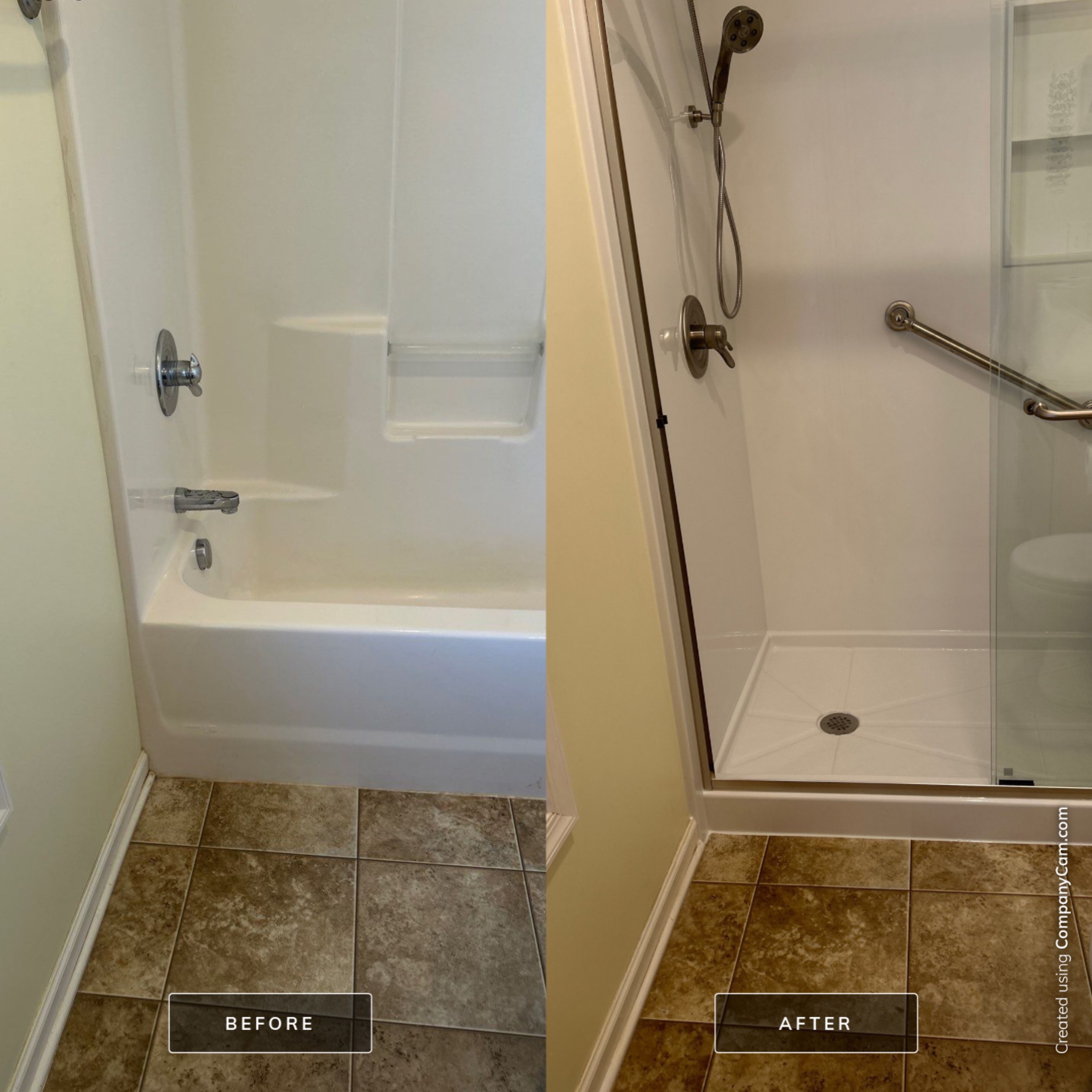 Tub to Shower by BathPlanet SW Virginia