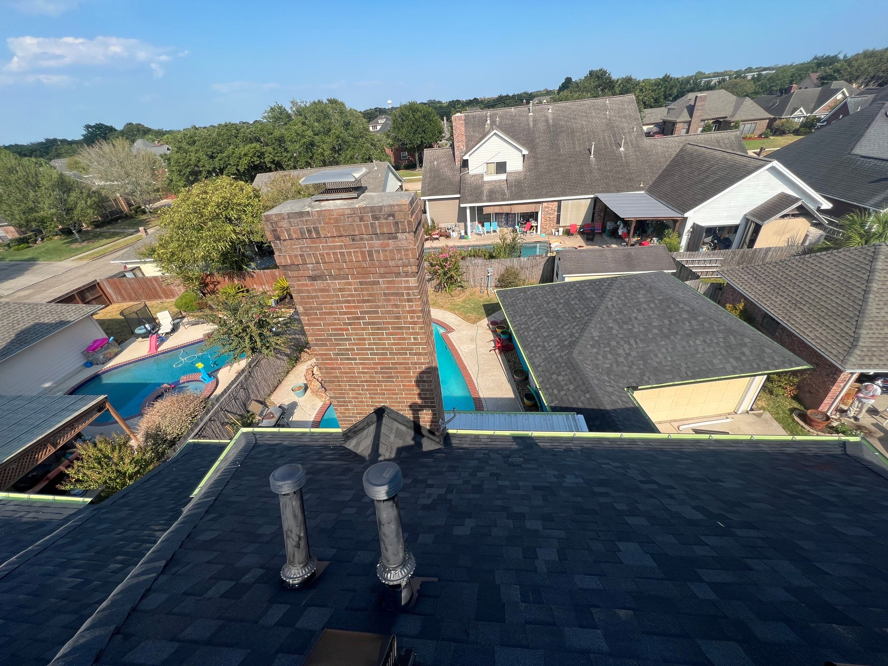 Residential Roofing Installation using Owen's Corning Duration (Lifetime) Shingles by Roof Repair Company