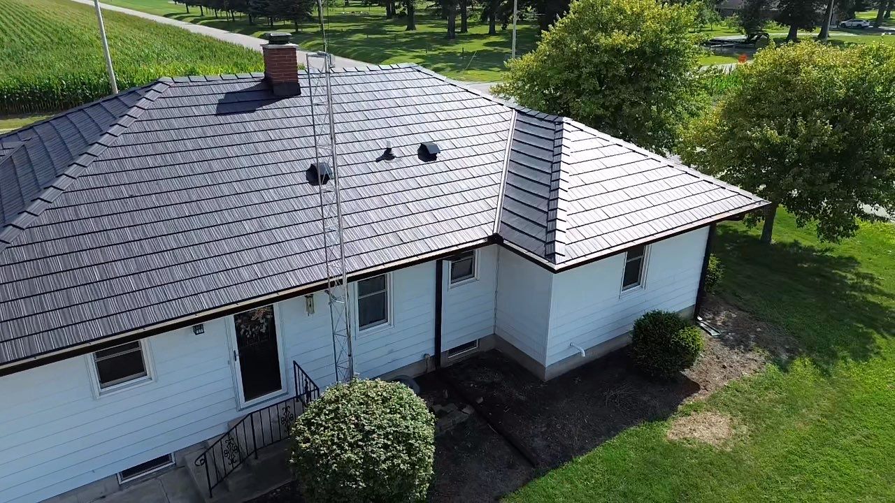 Metal Shake Shingle Roof Installation in Van Wert, Ohio by 4Ever Metal Roofing