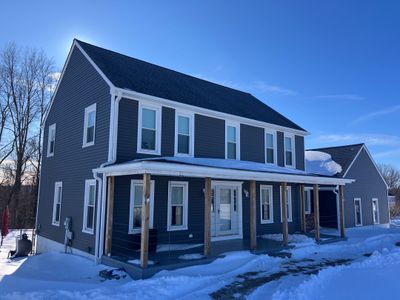 Drastic siding color change with Cert. Monogram D/4 x 12'6" clapboard, Smoky Gray