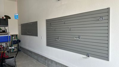 Brandon Added Some Slatwall To Upgrade His Storage