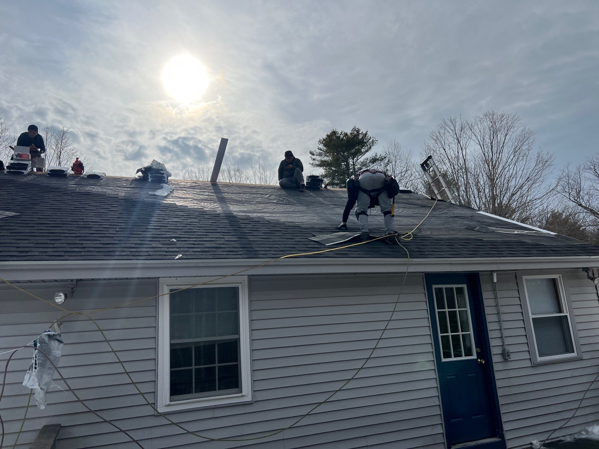 New Roof Installation in Barnstead New Hampshire by Tall pine roofing