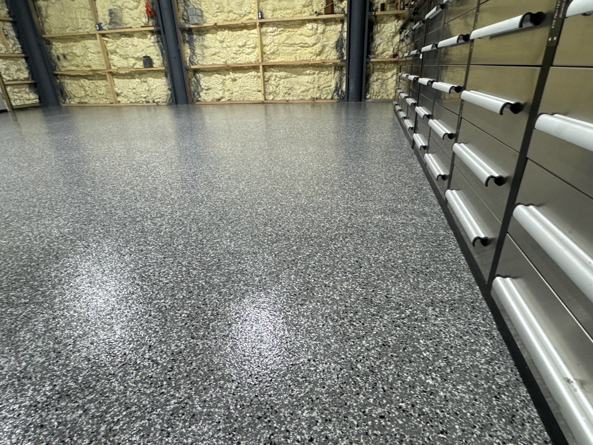 Shop Project in Gainesville, FL in Smoke by Cross Creek Concrete Coatings