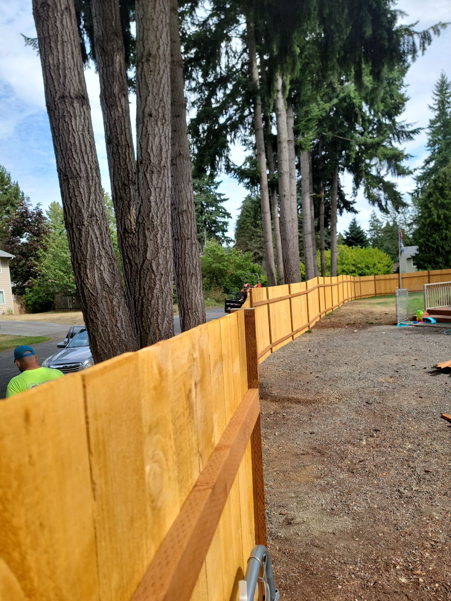 6 ft privacy fence by Long Range Customs LLC