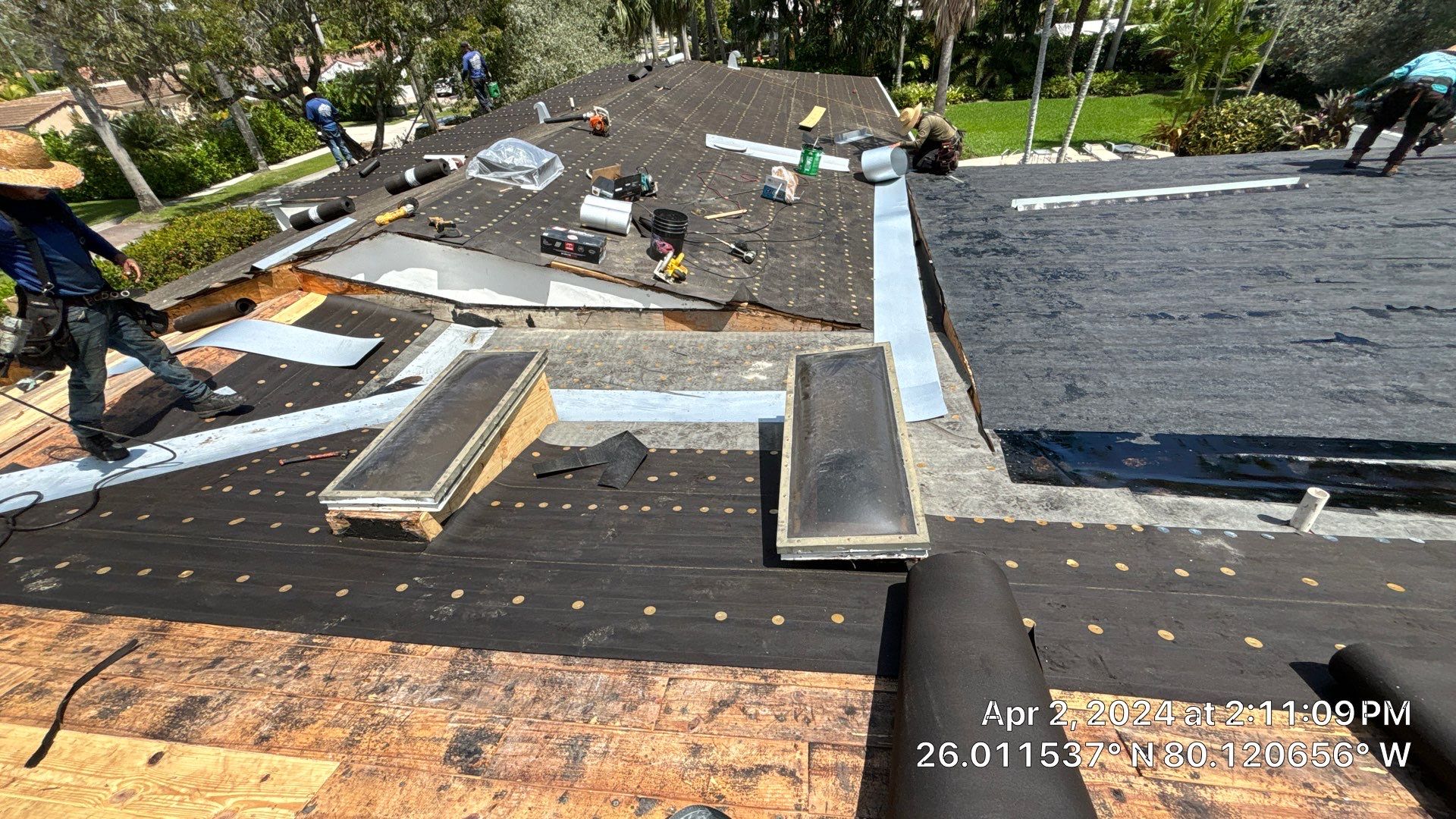 Residential Roof Replacement Using Crown Windsor Tiles by Earl W. Johnston Roofing 