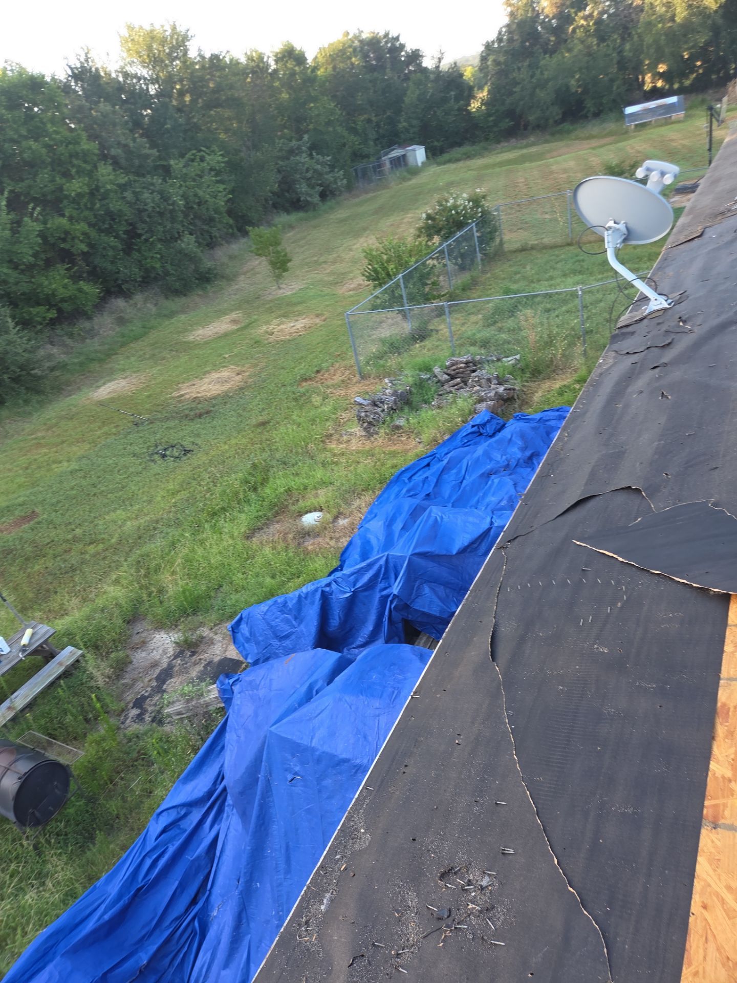 Project in Weatherford by Lonestar Roofing and Restoration LLC.