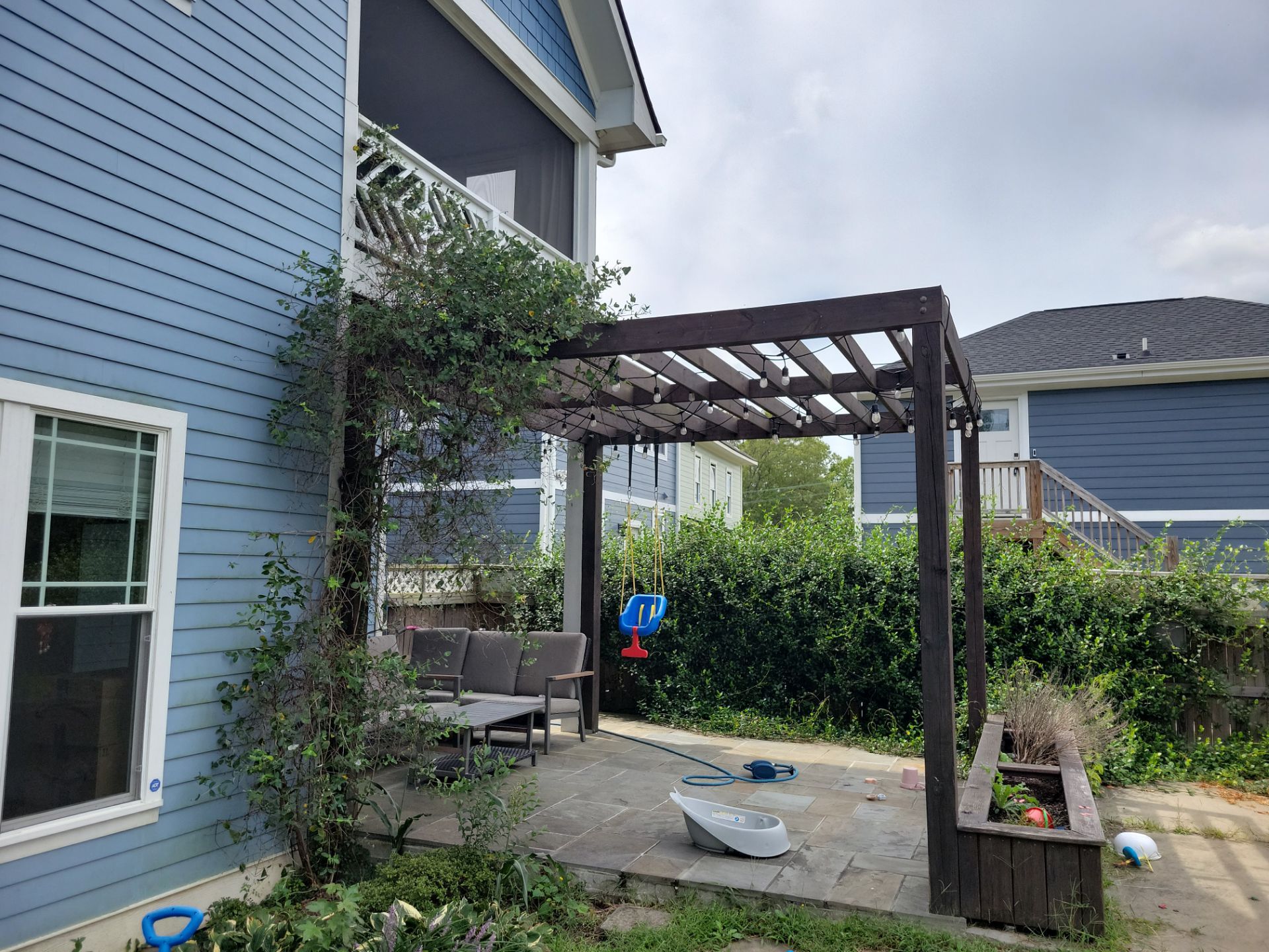 Durham Pergola-to-Screened Porch Transformation by The Remodeling Company