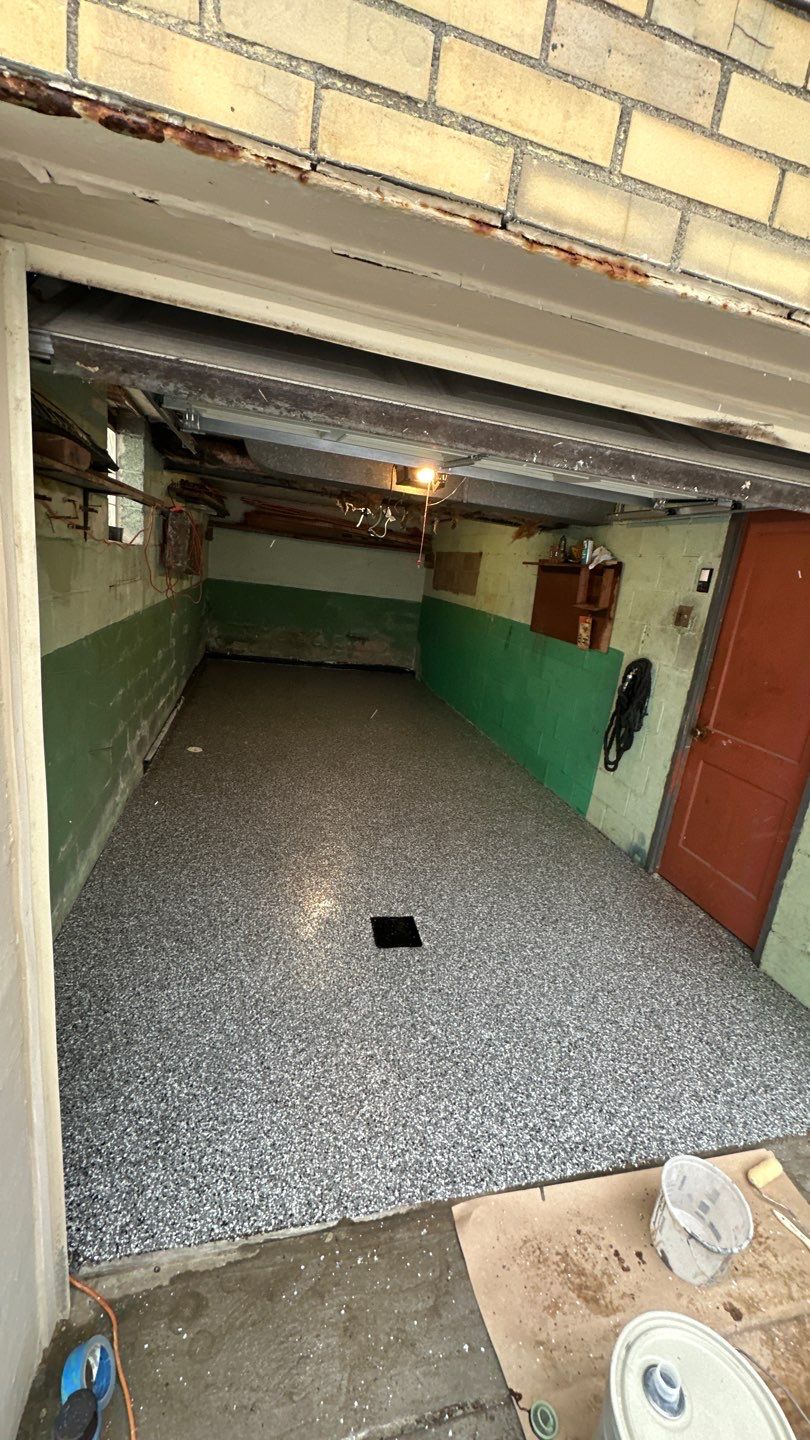 Basement + Garage Project in Pittsburgh by Floors in a Day, Inc