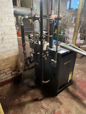 Steam Boiler Leak Repair — Salem, MA.