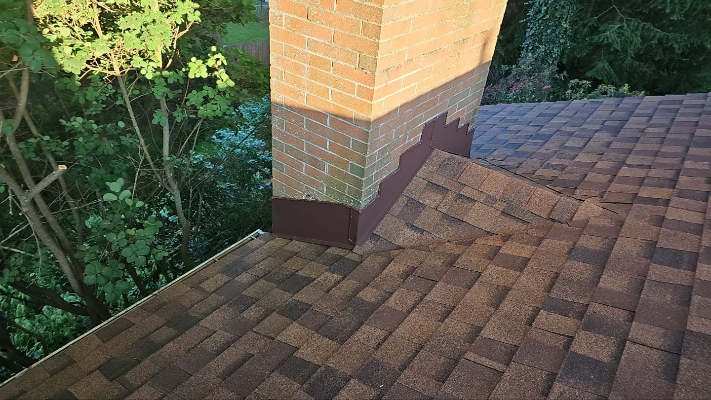 Atlas Pinnacle, Color, Burnt Hickory, Drip Edge, Color, Royal Brown by Eagle Eye Roofing