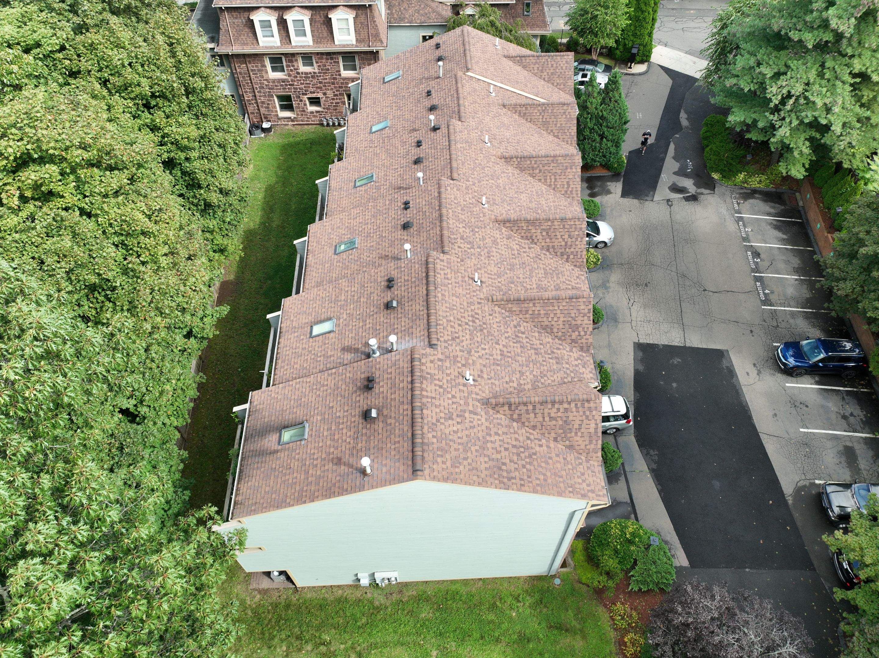Residential Roofing Installation using Owens Corning Duration Brownwood by A Plus Exterior