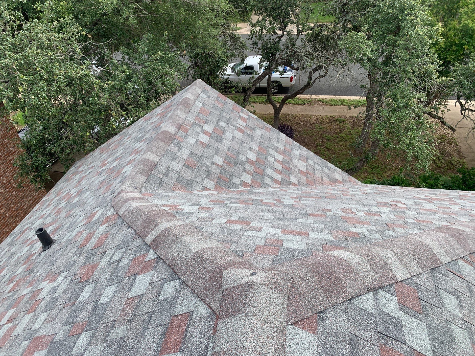 Full Architectural Shingle Roof Replacement and Decking Repair in Cedar Park by Caliber Restoration LLC