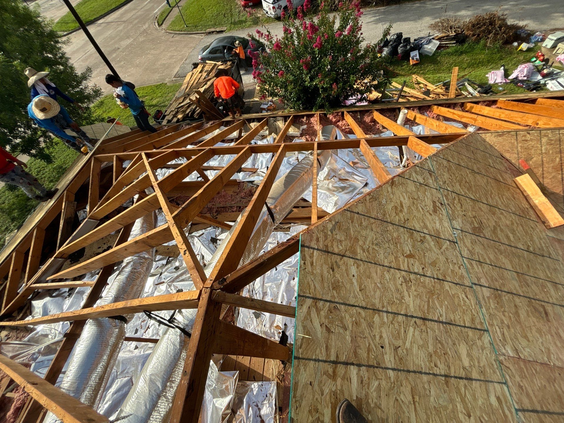 Residential Roofing Installation using Owen's Corning Duration (Lifetime) Shingles by Roof Repair Company