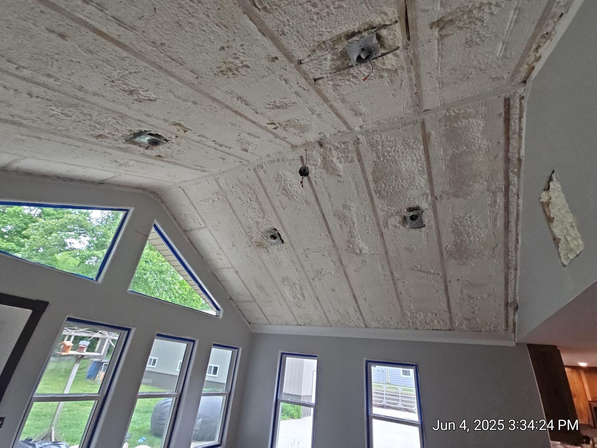 Removing a bad foam install by a national company by M.Y INSULATION LLC