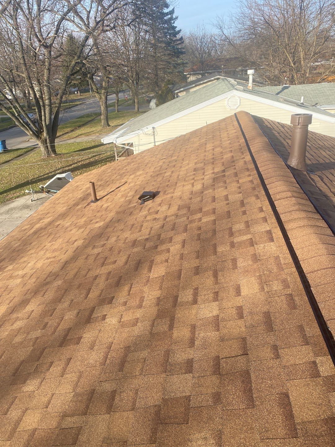 Residential Roofing Installation using Owens Corning Oakridge, Desert Tan by Absolute Roofing and Construction