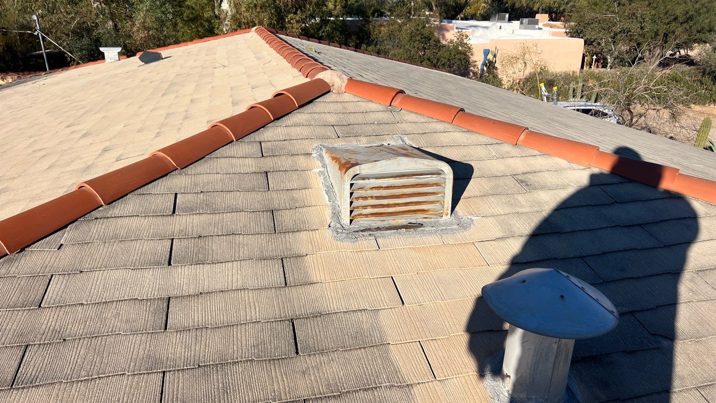 Light Stone Exposed Fastener by Reimagine Roofing