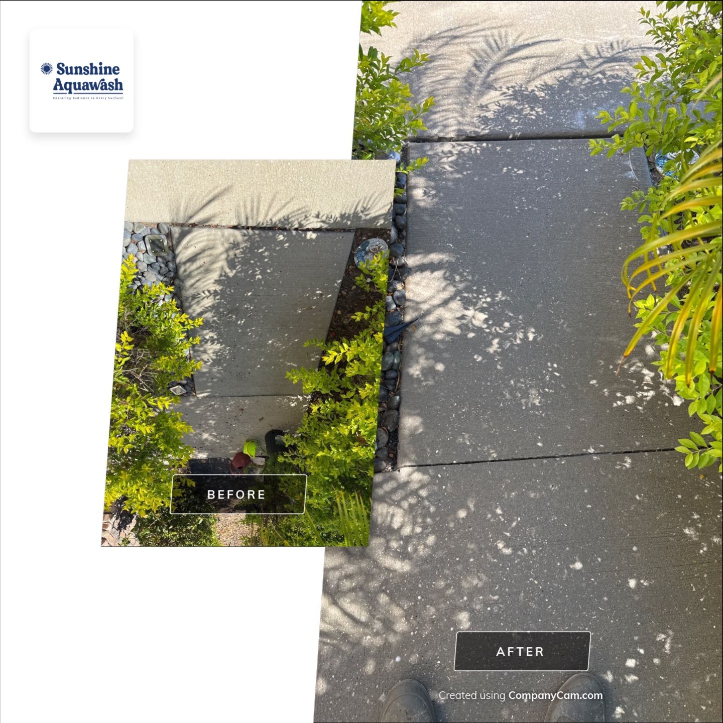Concrete Driveway, Sidewalk, and Entryway Cleaning in Raven Crest, Bradenton, FL by Sunshine AquaWash
