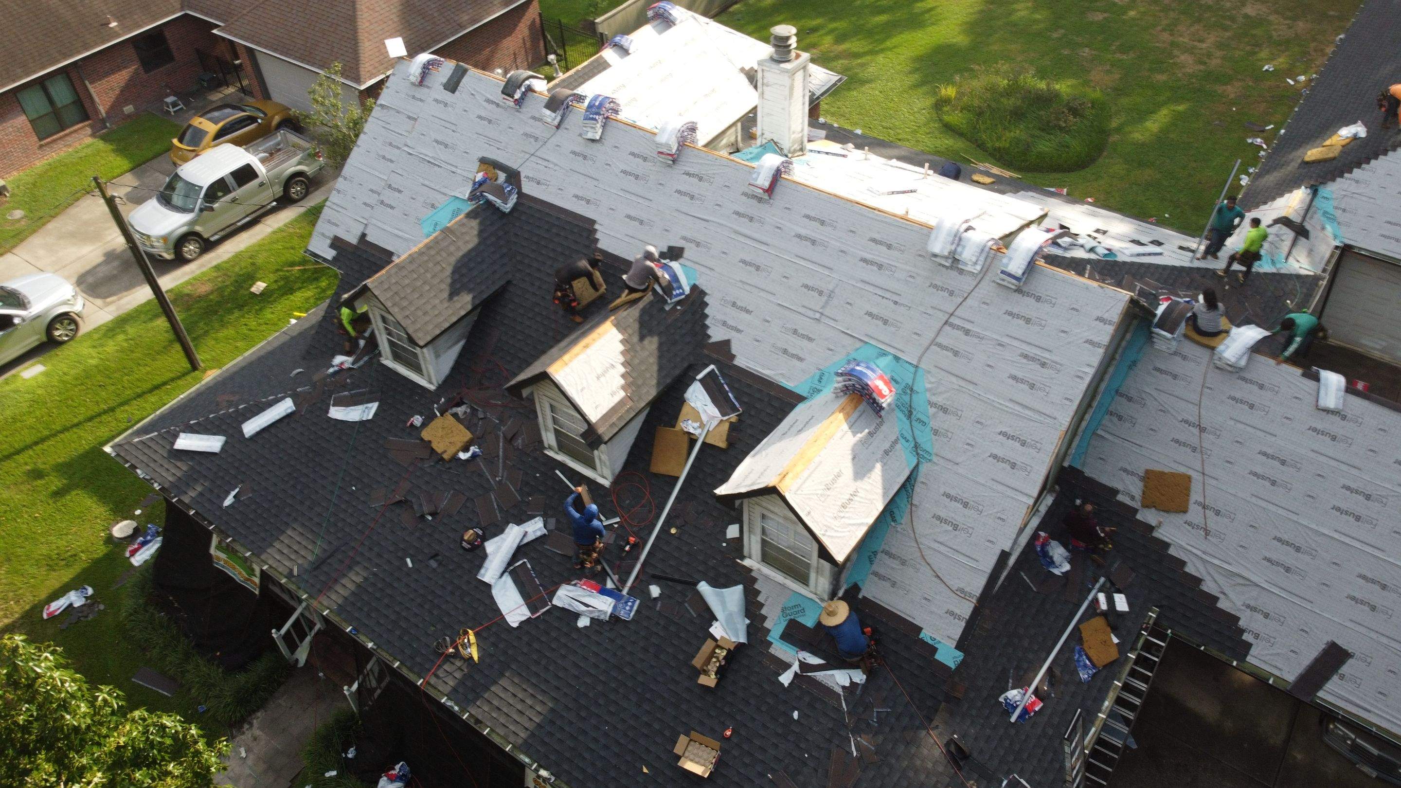 Comprehensive GAF Architectural Shingle Roof Replacement in Houston by Good Vibes Roofing