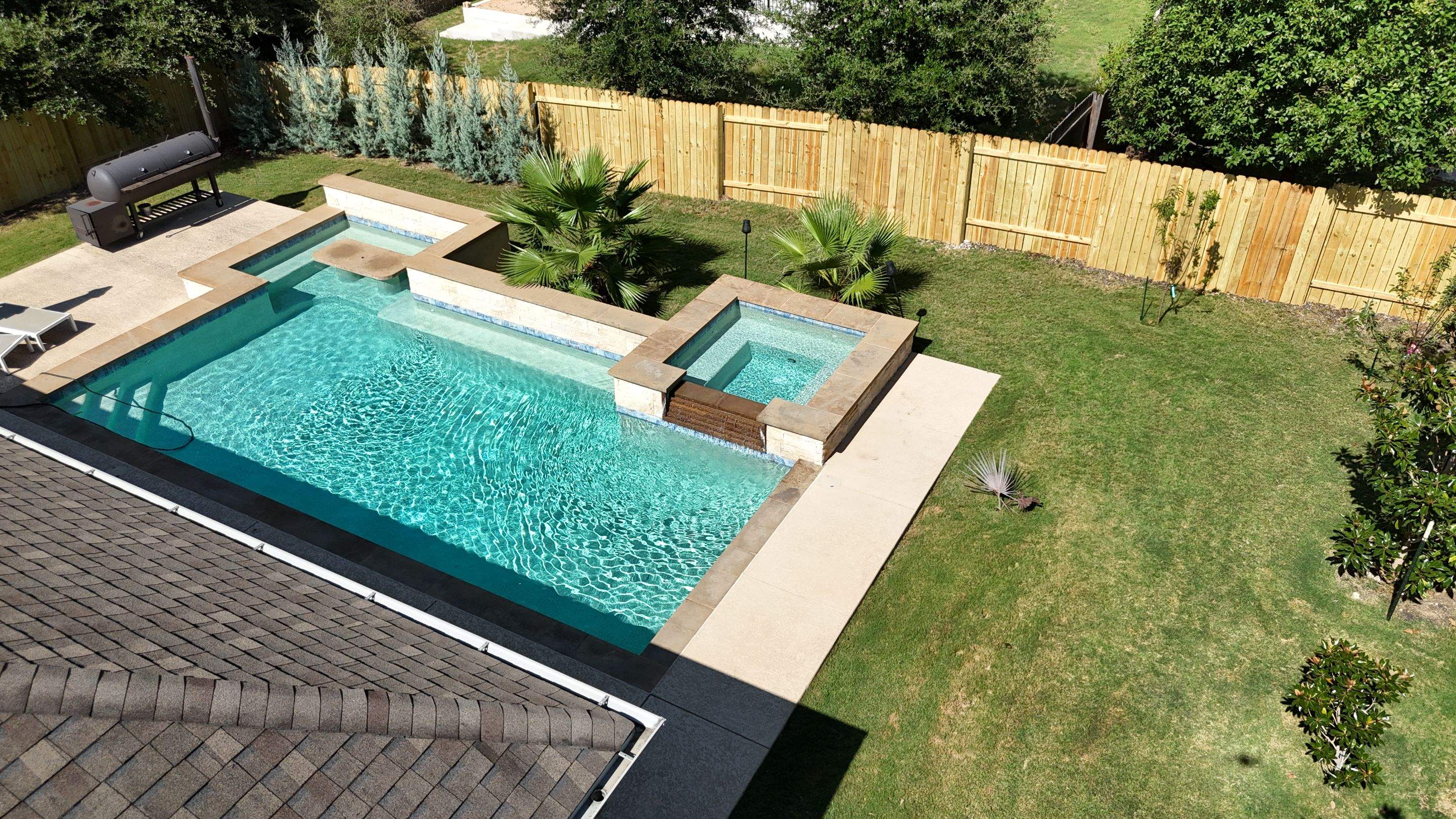 Residential Wood Fence in Austin by RoofsOnly.com