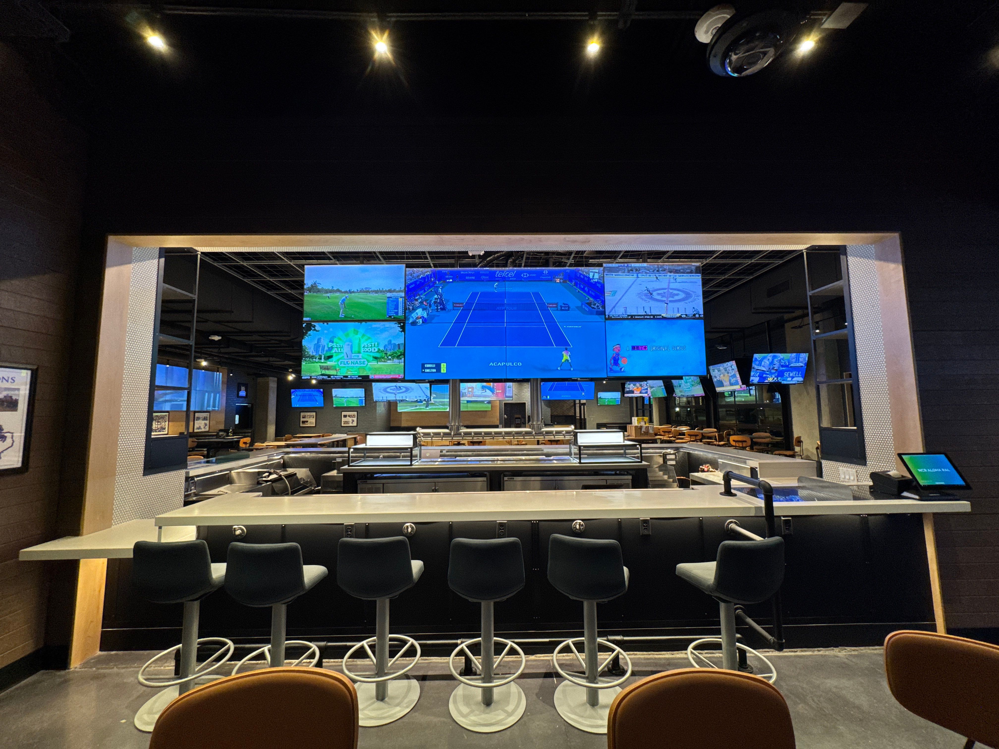 Large Sports Bar AV install by AVSi