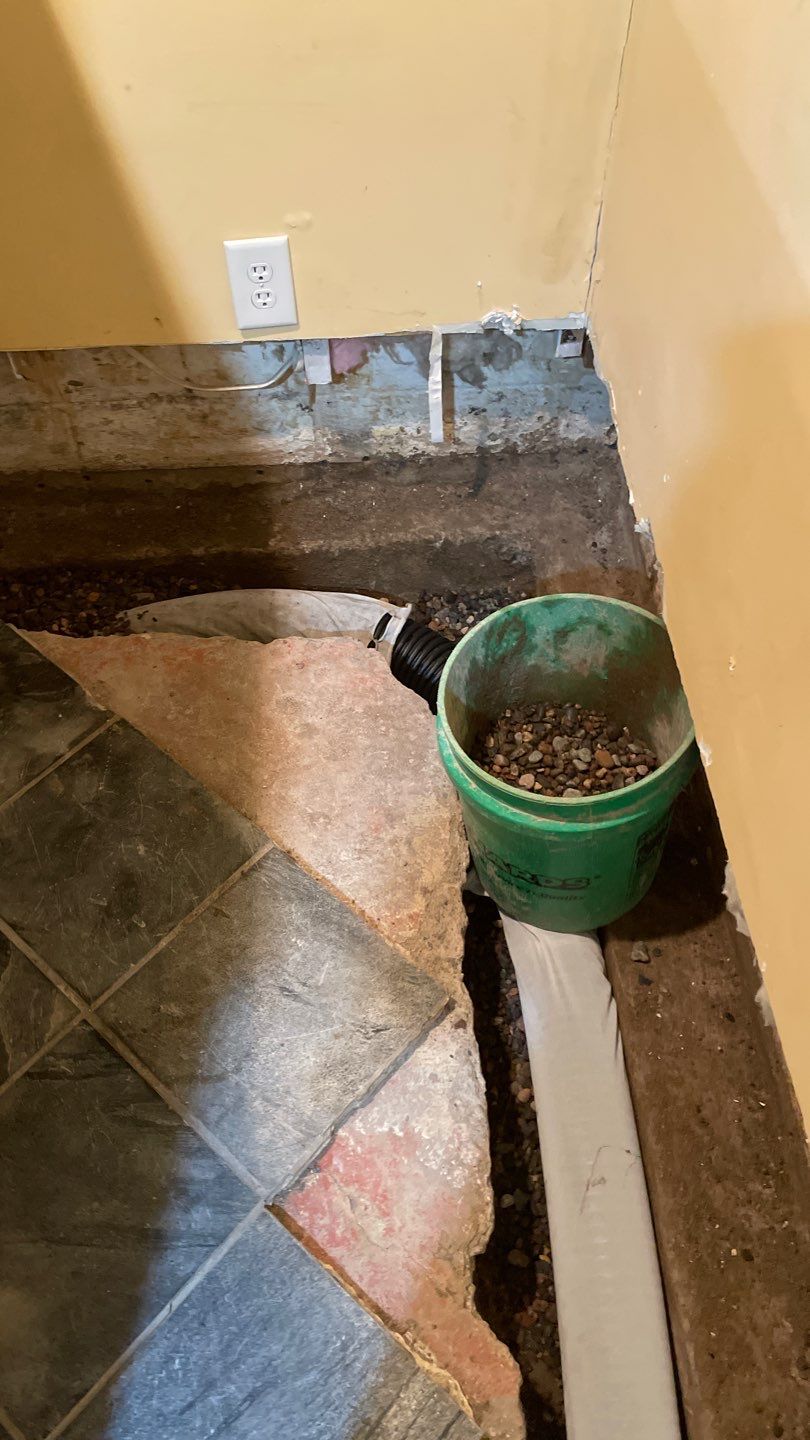 Drain Tile in Columbia Heights by Waterproofing Northeast