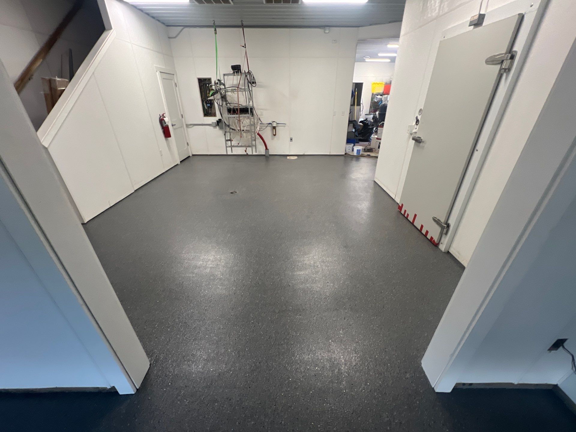 Epoxy floor coatings throughout multiple Farm Buildings!! by Gordon Painting
