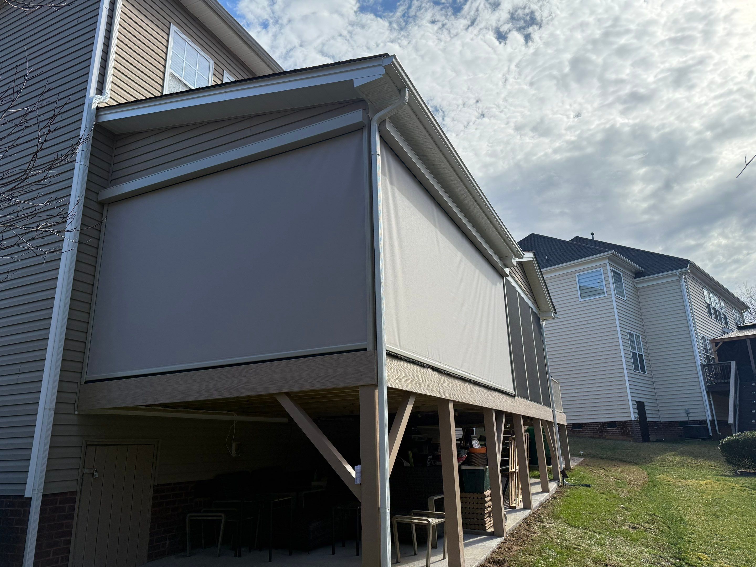 Patio Shades in Charlotte, NC by Southern Traditions Window Fashions