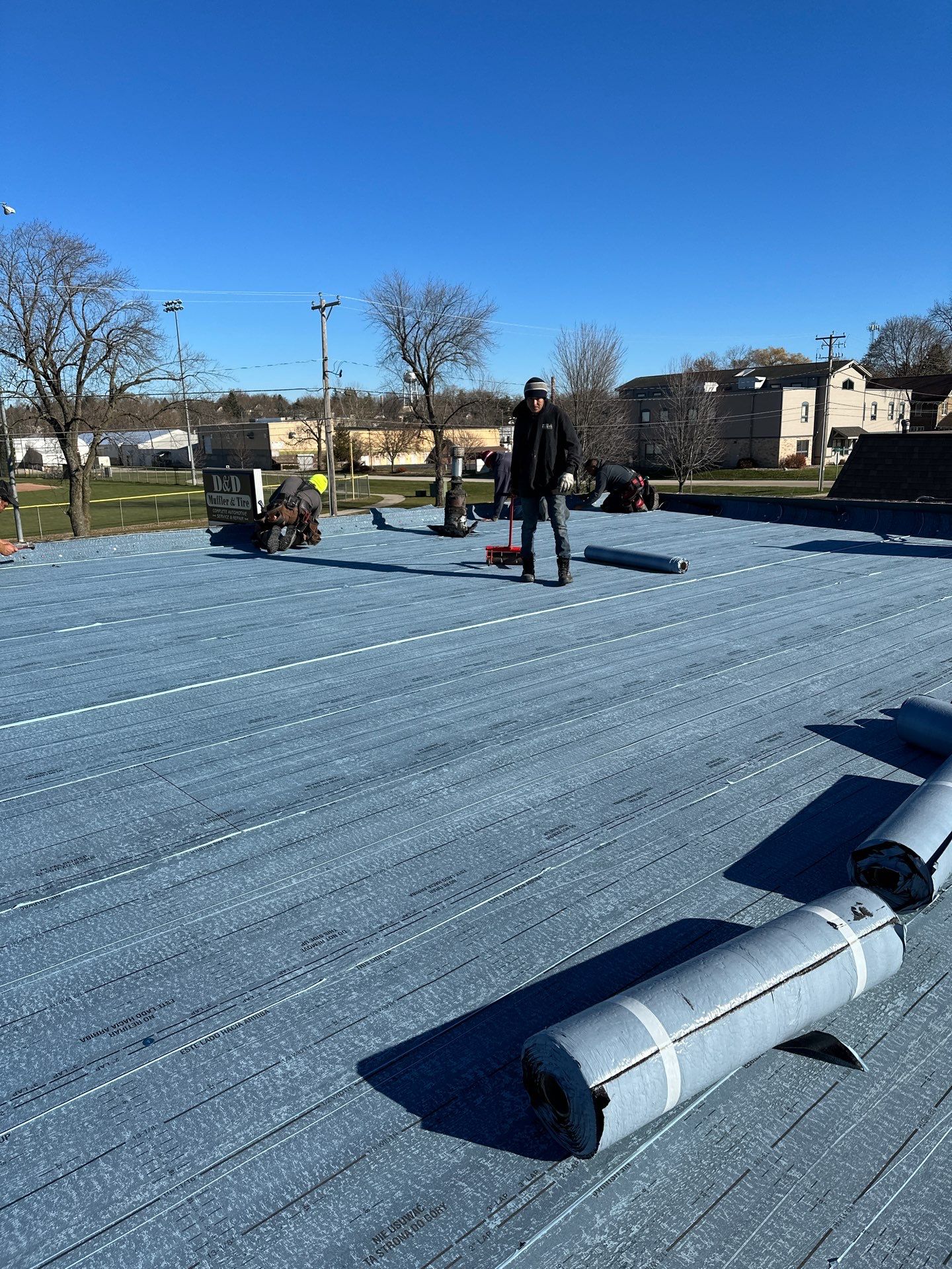 Commercial Roofing using Certainteed Flintastic Self Adhered by Stendahl Services