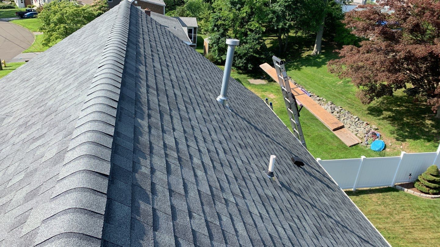 Residential Roofing Installation using Owens Corning TruDefinition & Certainteed Cedar Impressions Pacific Blue by A Plus Exterior