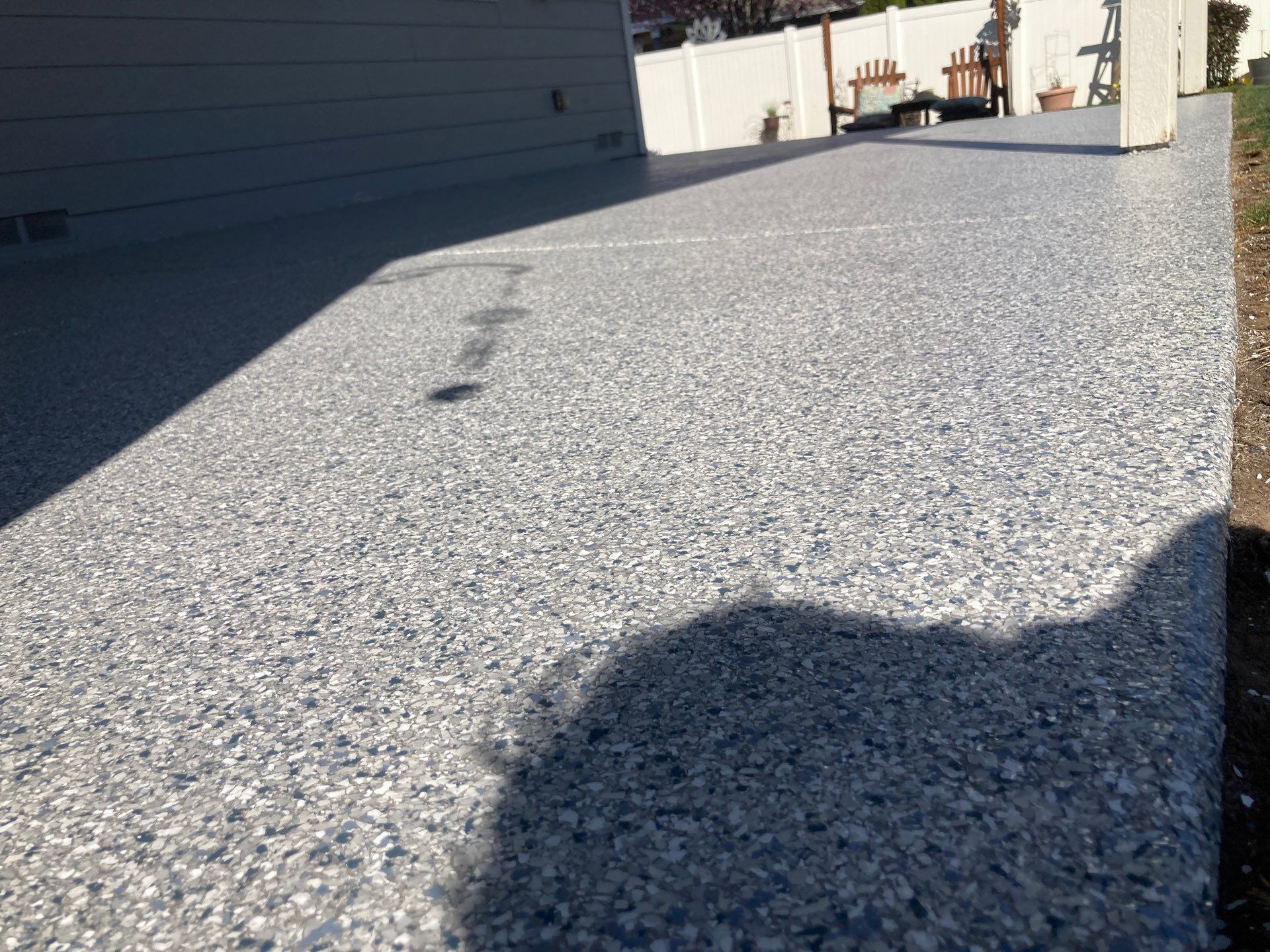 Patio Transformation using 1/8 Tidal Wave by Croc Coatings, LLC