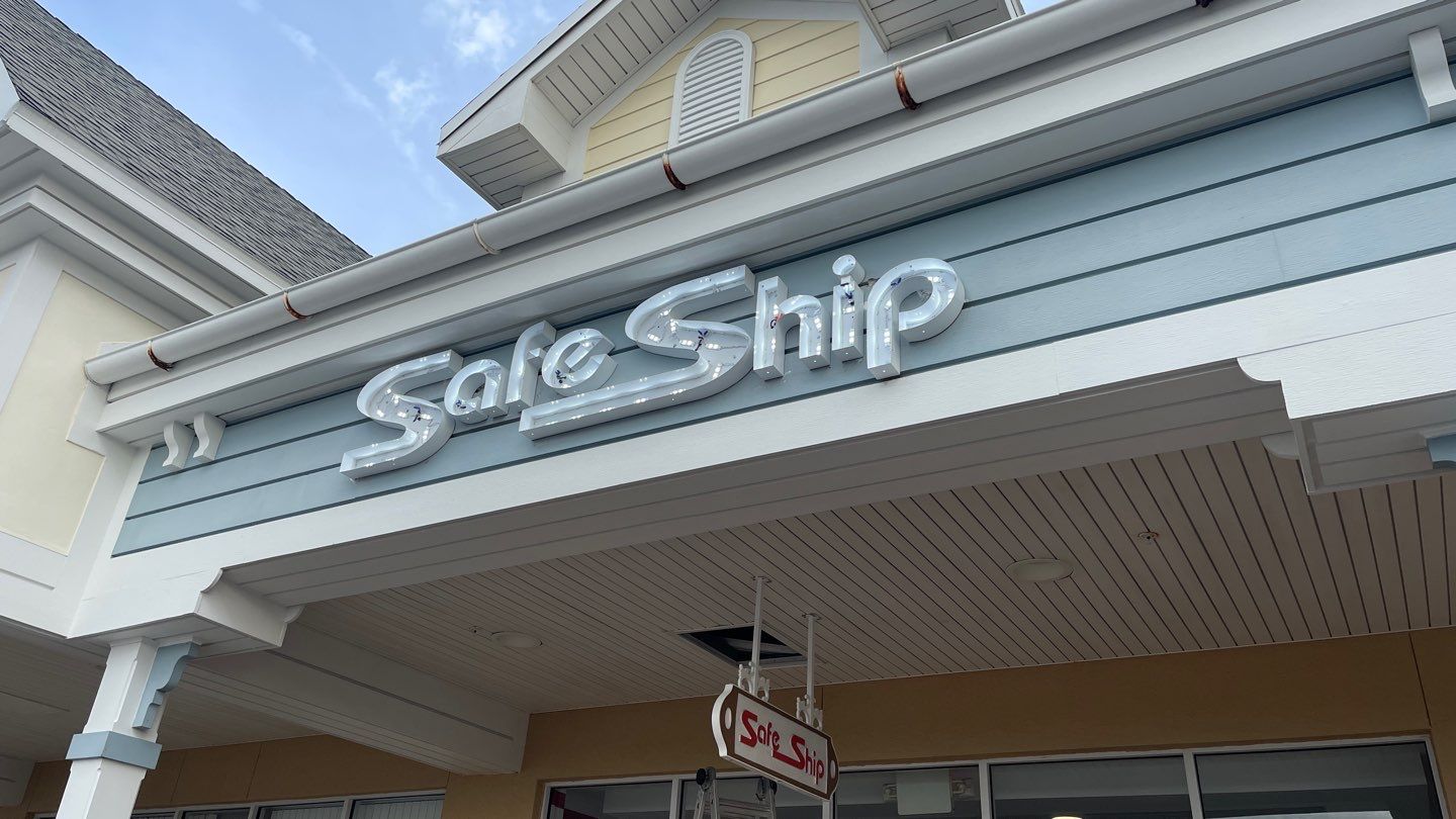 Channel Letters for Safe Ship by SignCrafters