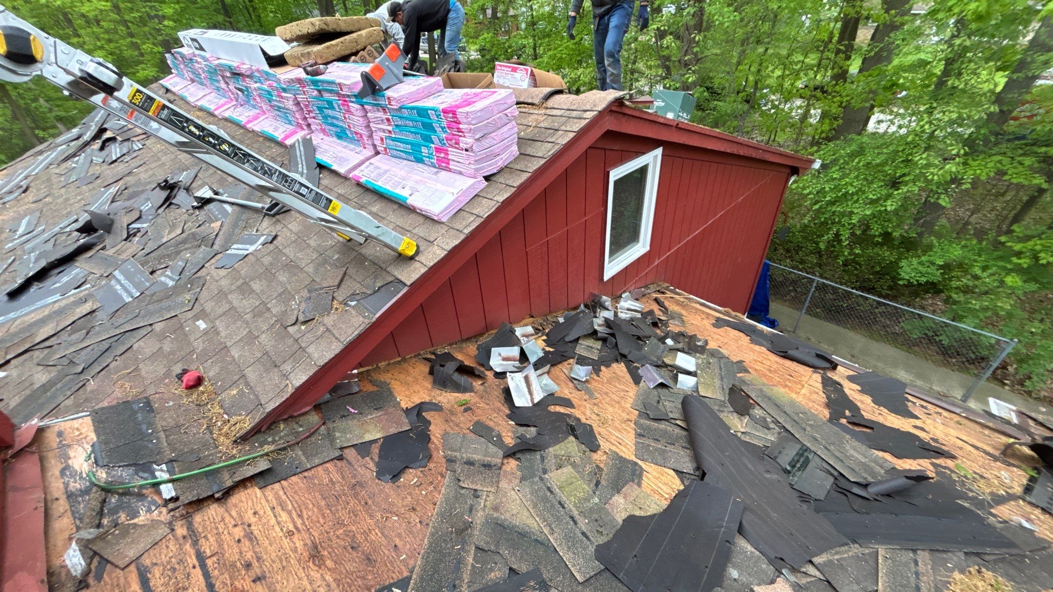 Roof Replacement using Owens Corning Storm Cloud by 180 Contractors
